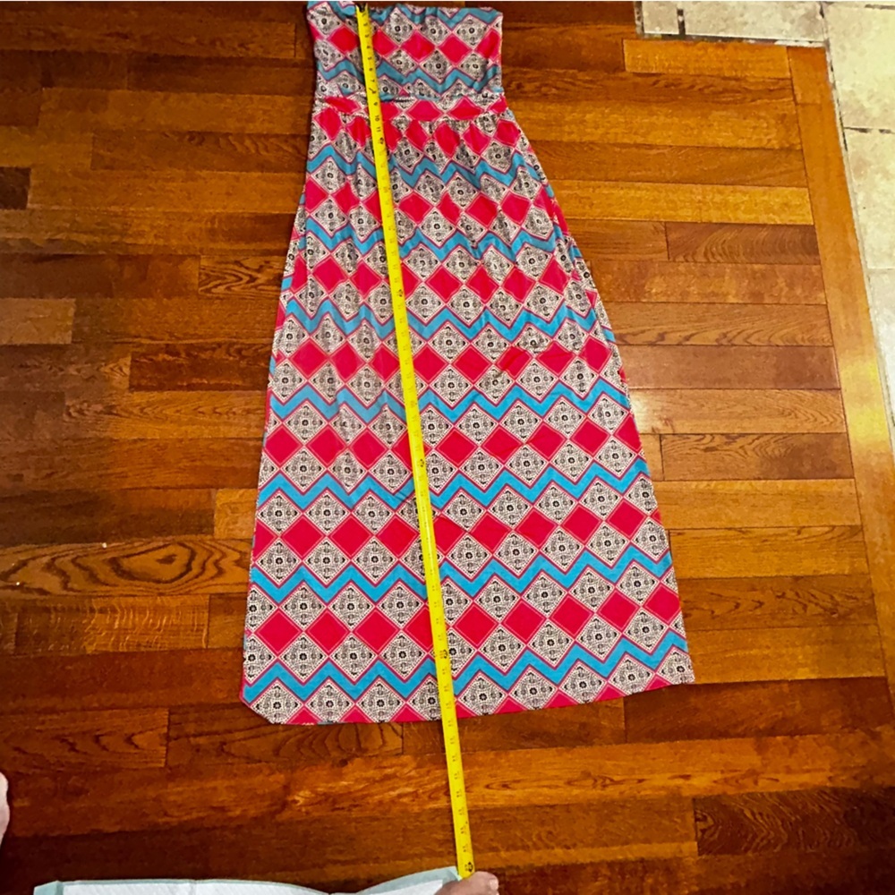 Colorful Geometric Maxi Dress - Picture 7 of 7